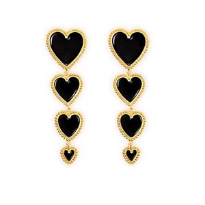 Daniela Salcedo ARETES 4 HEART earings New